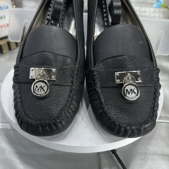 (E3)Michael Kors Black Moccasins for Women,Sz 8M - Picture 2 of 13